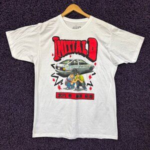 Initial D Takumi Fujiwaras Car Street Racer Anime T-Shirt XL